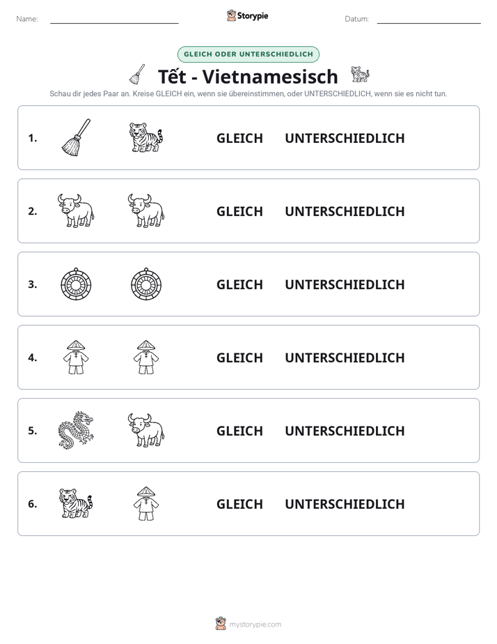 Gleich oder Anders