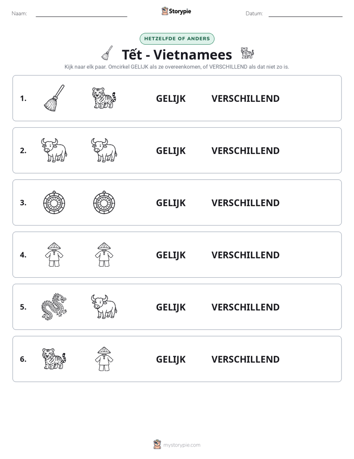 Zelfde of Verschillend