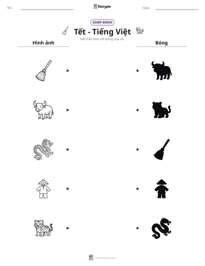 Ghép Hình Bóng