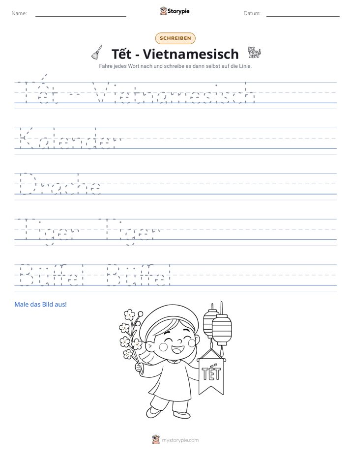 Schreibübung