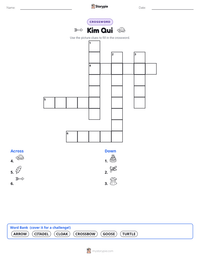 Kim Qui printable worksheet preview