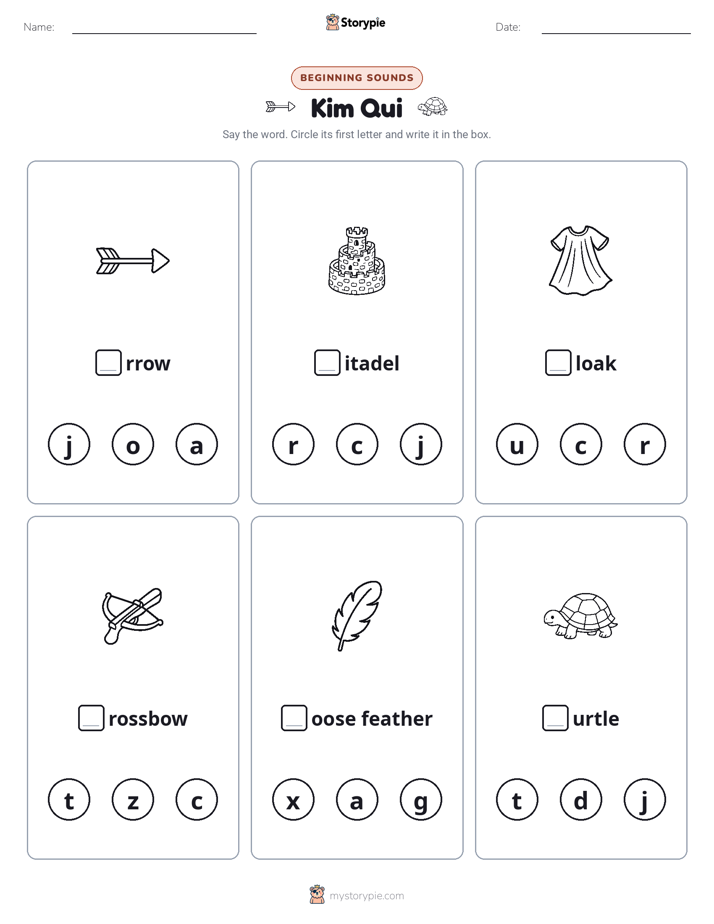 Beginning Sounds
