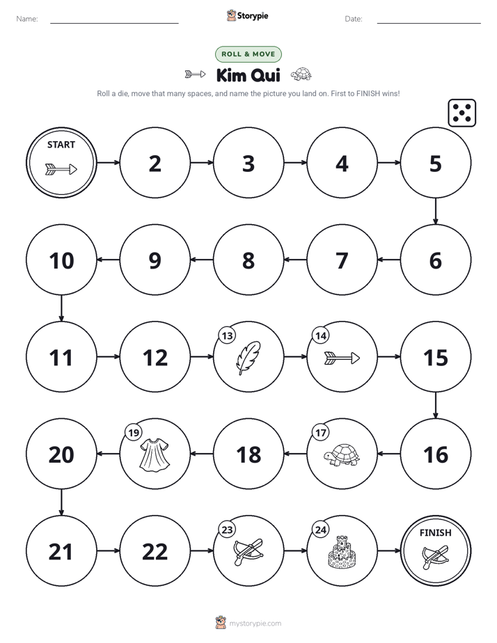 Roll & Move Game