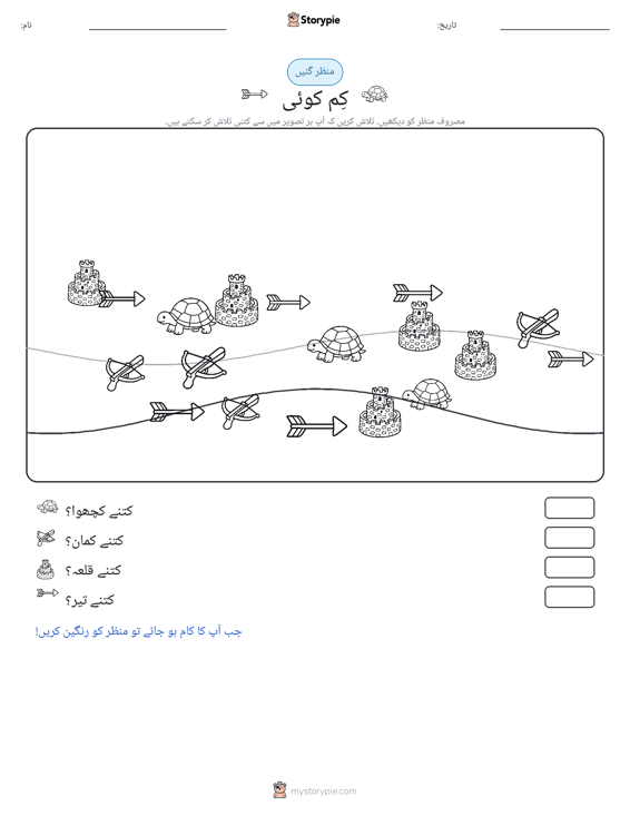 گنتی کا منظر