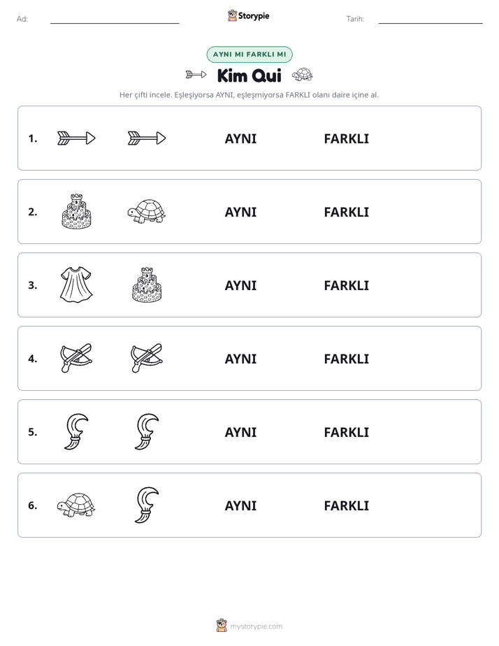 Aynı mı Farklı mı