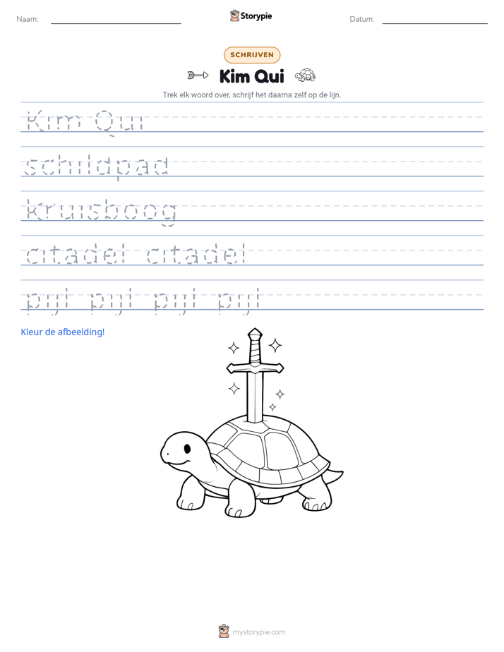 Schrijf Oefening