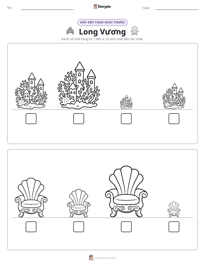 Thứ Tự Kích Thước
