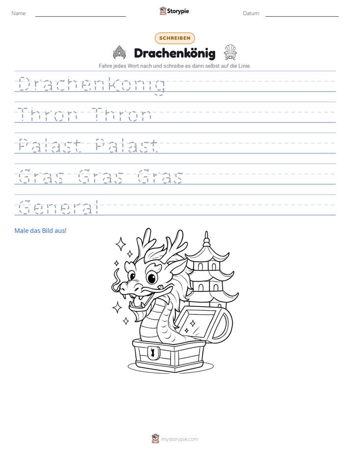 Schreibübung