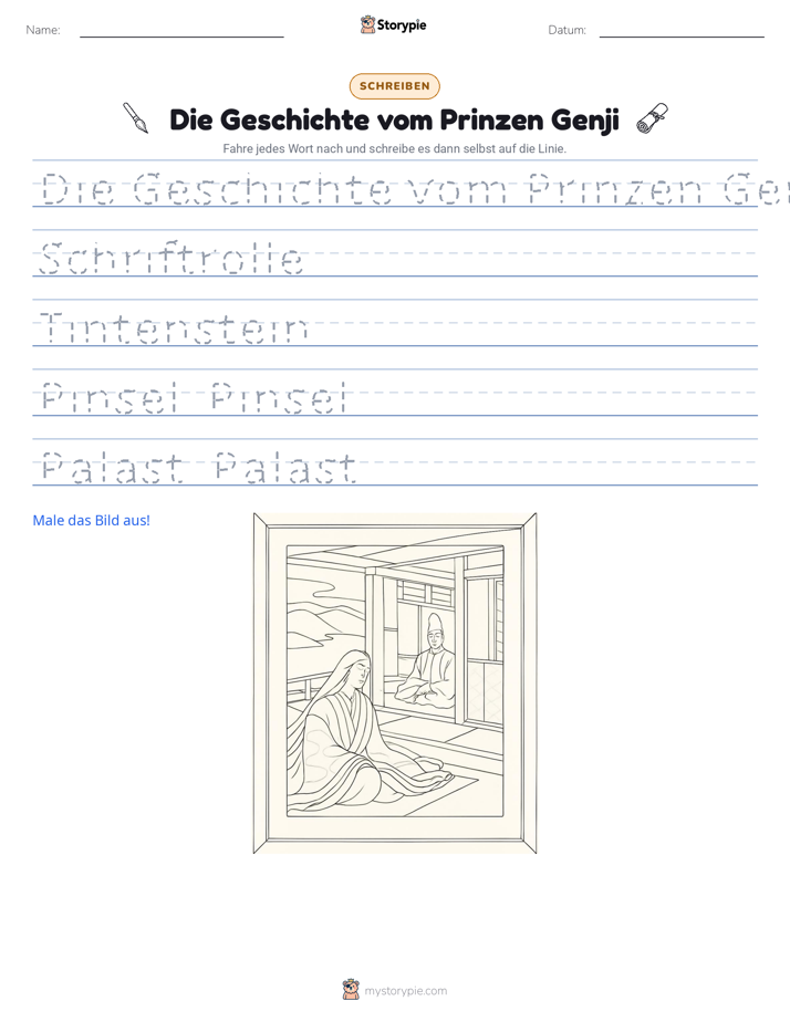 Schreibübung