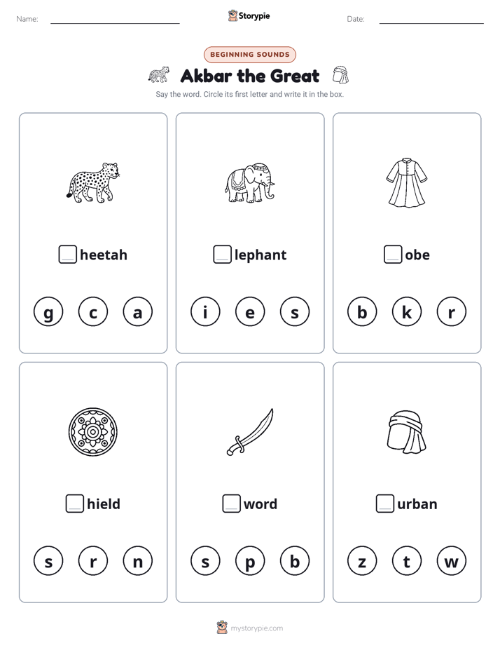 Beginning Sounds