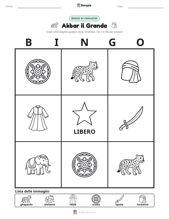 Bingo delle Immagini