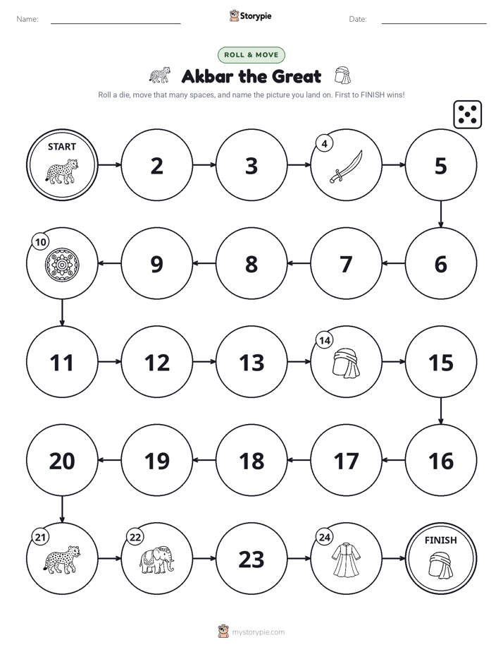 Roll & Move Game