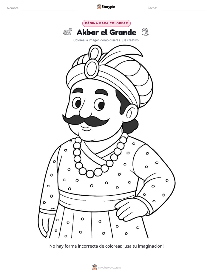 Página para Colorear