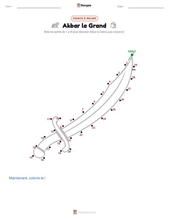 Relie les points