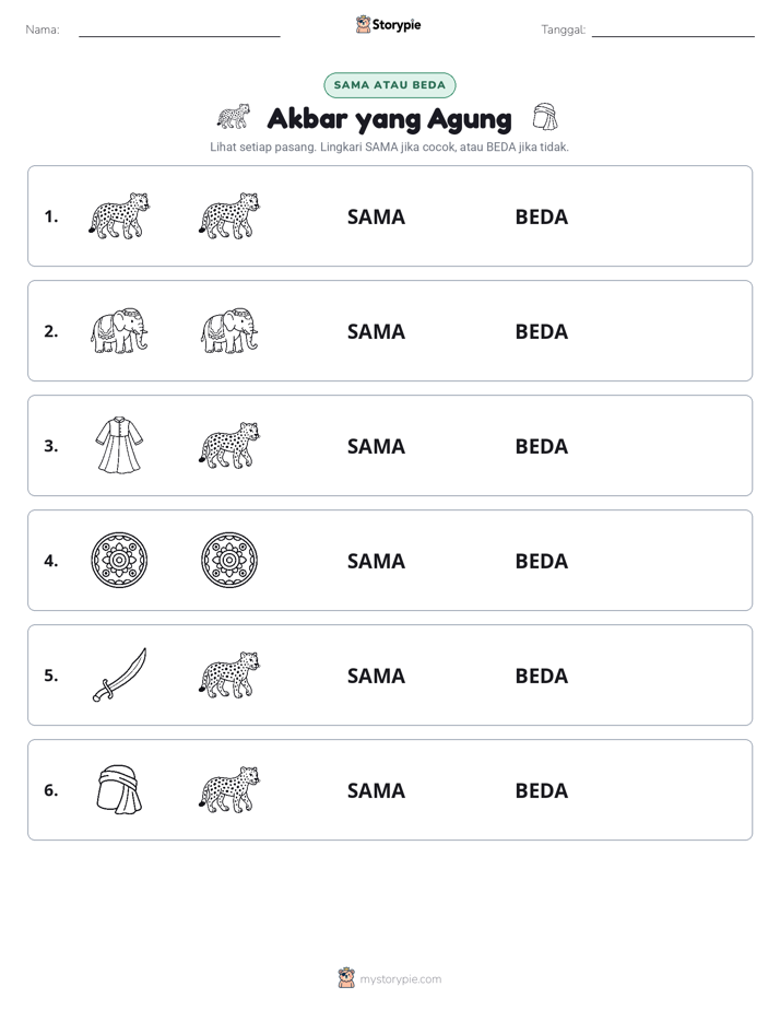 Sama atau Berbeda