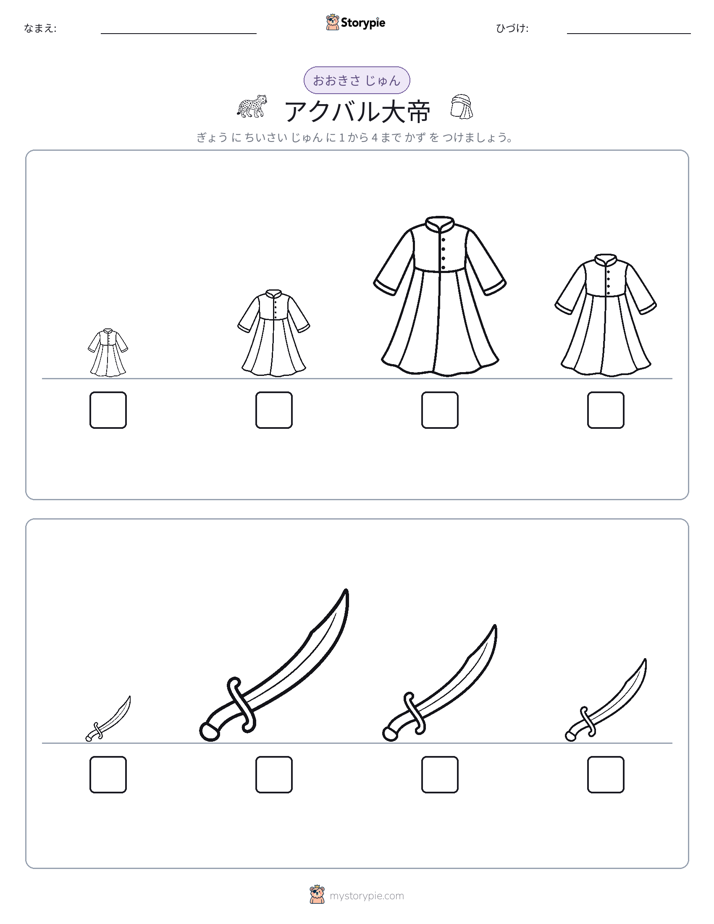 サイズ順