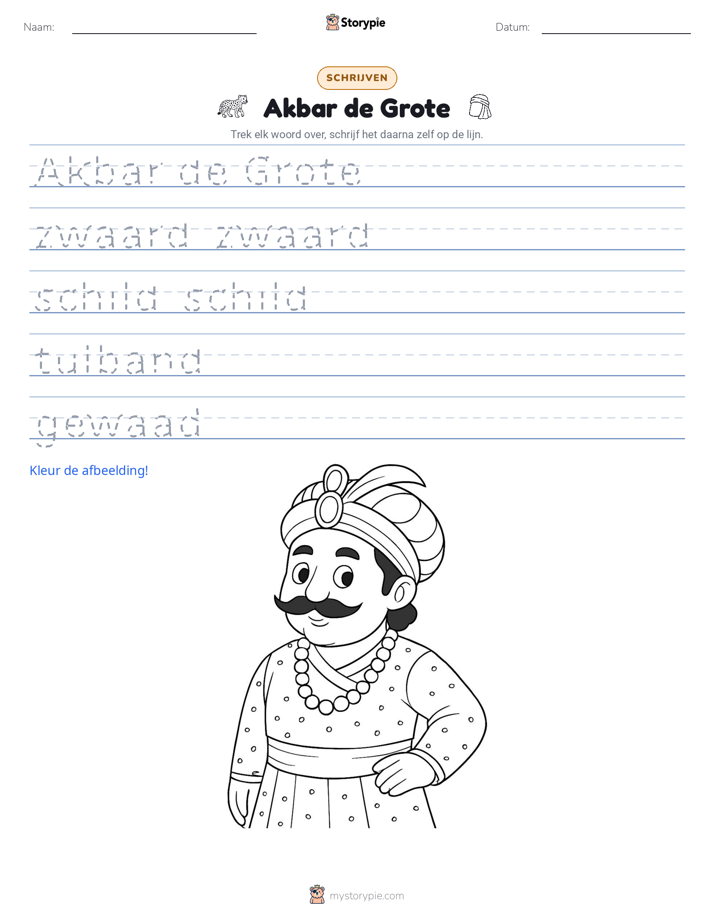 Schrijf Oefening