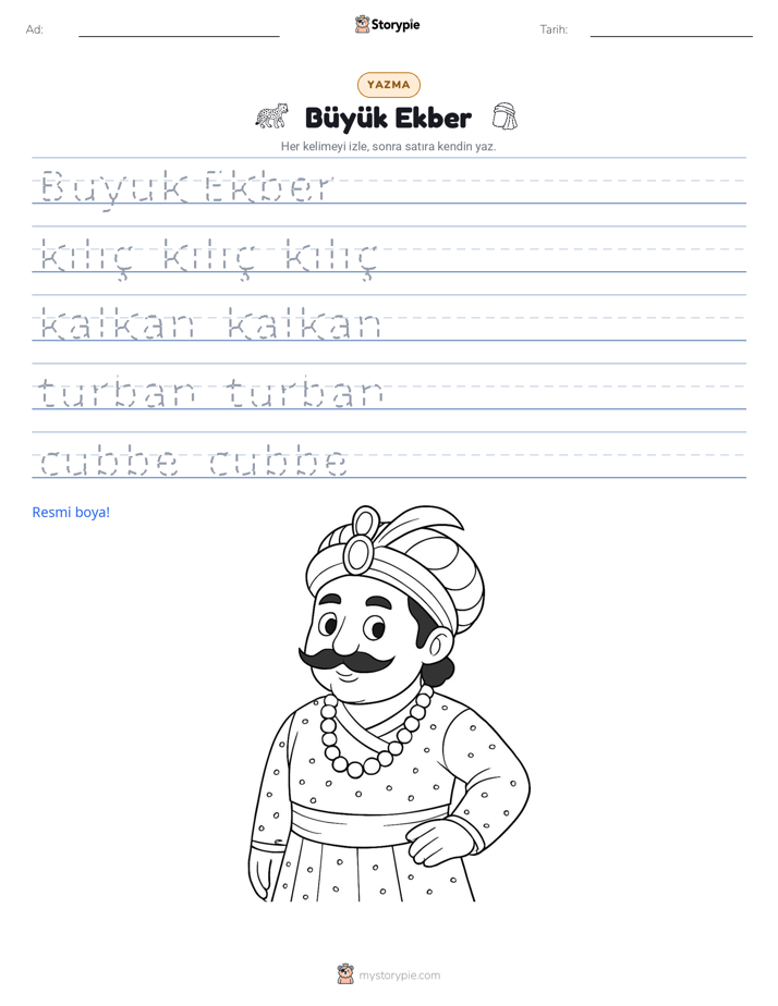 Yazma Pratiği