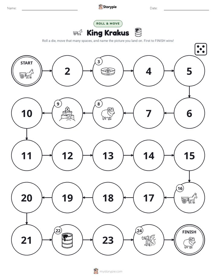 Roll & Move Game