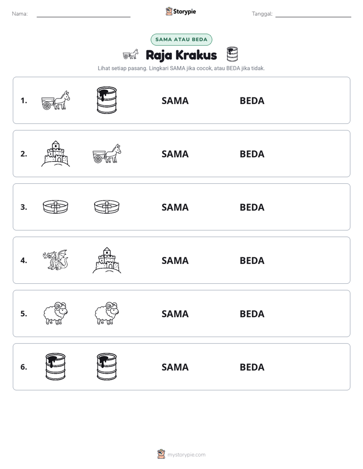 Sama atau Berbeda