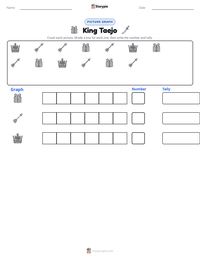 King Taejo printable worksheet preview