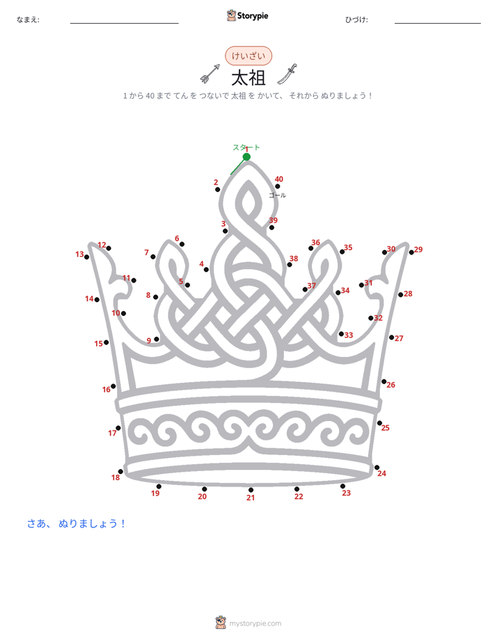 点つなぎ