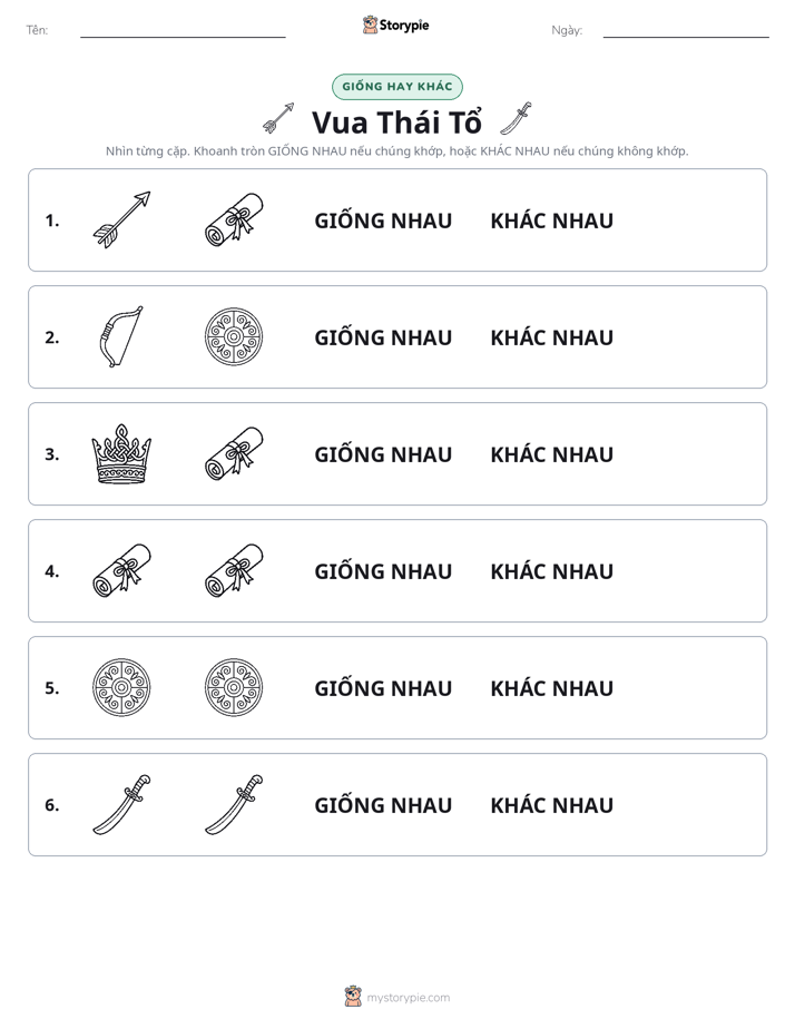 Giống Hay Khác