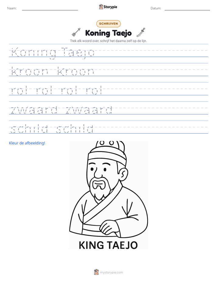 Schrijf Oefening