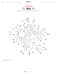 Zmiy printable worksheet preview