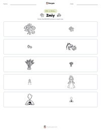 Zmiy printable worksheet preview
