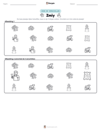 Zmiy afdrukbare werkblad voorbeeld