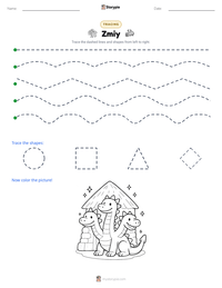 Zmiy printable worksheet preview