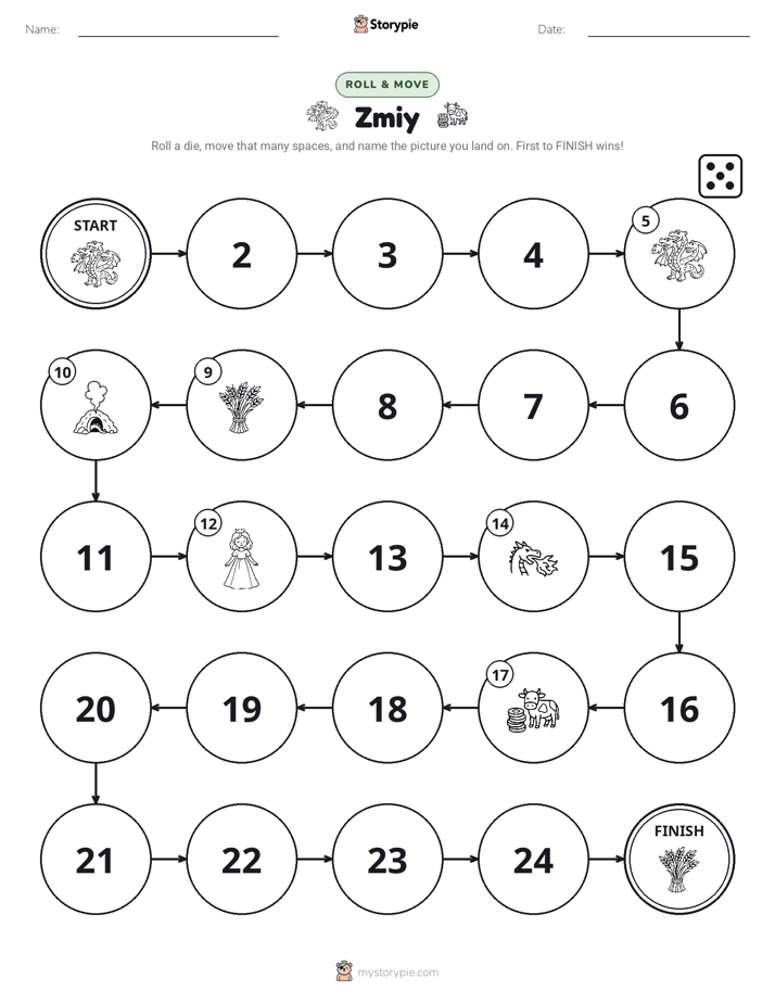 Roll & Move Game