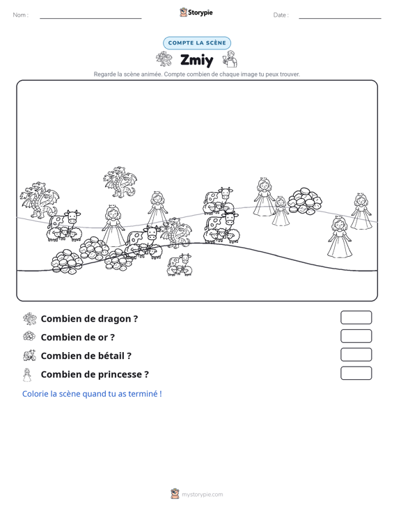 Scène de Comptage