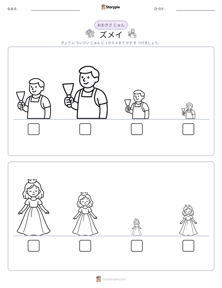 サイズ順