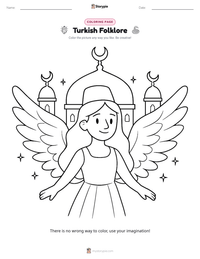 Turkish Folklore printable worksheet preview