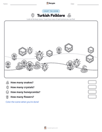 Turkish Folklore printable worksheet preview