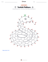 Turkish Folklore printable worksheet preview
