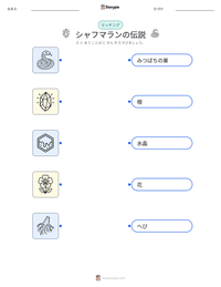 シャフマランの伝説 の印刷可能ワークシートプレビュー
