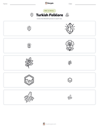 Turkish Folklore printable worksheet preview