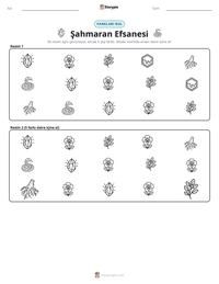 Şahmaran Efsanesi yazdırılabilir çalışma sayfası önizlemesi