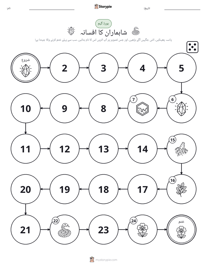 رول اور منتقل کریں کھیل