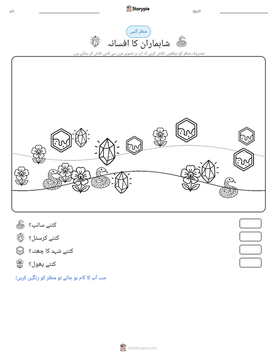 گنتی کا منظر