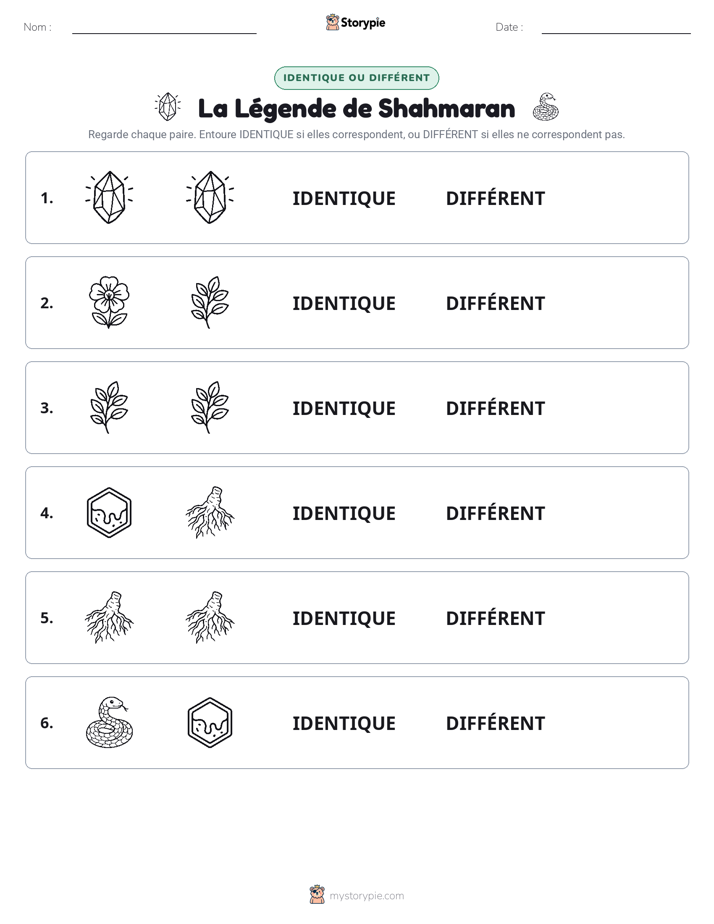 Identique ou Différent