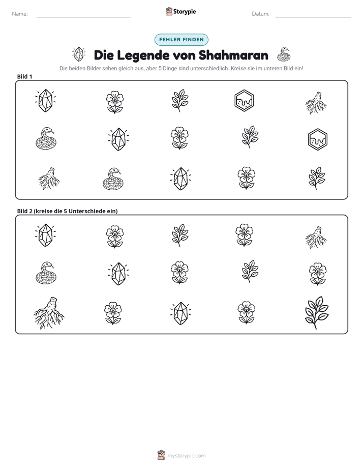 Finde den Unterschied