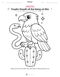 Xem trước tài liệu in sẵn Truyền thuyết về Đại bàng và Rắn