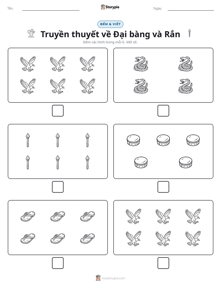 Đếm & Viết