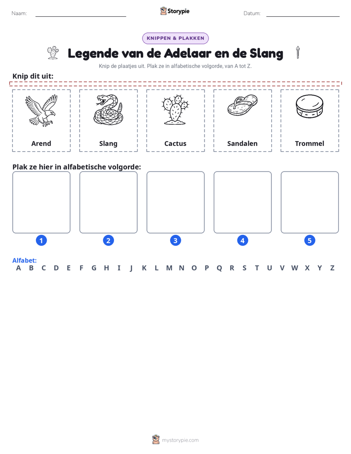 Knip & Plak Alfabet
