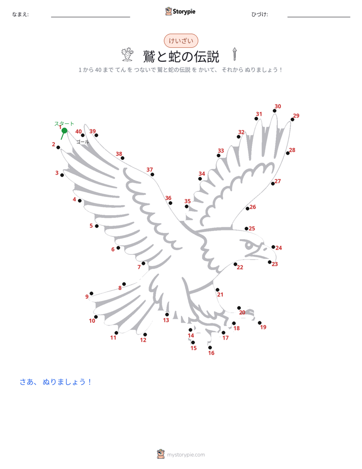 点つなぎ