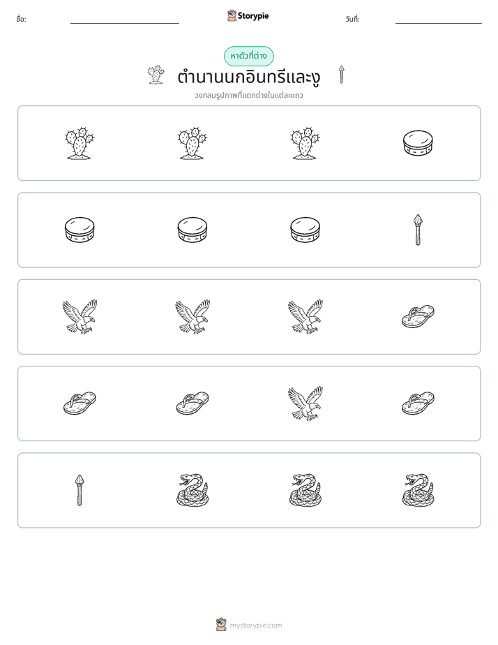 ตัวที่แตกต่าง